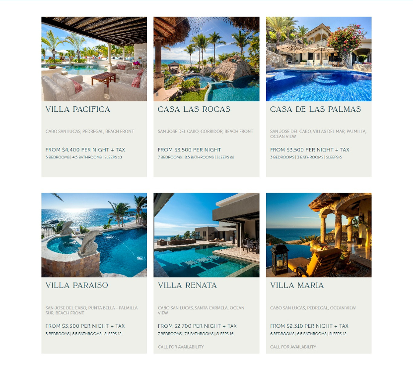 Cabo Luxury Rentals